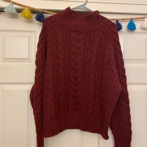 NWT Plus size Cable Turtleneck Pullover Sweater